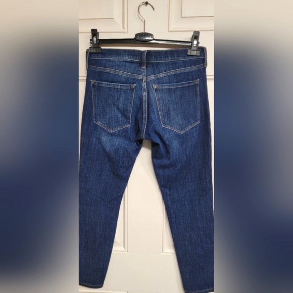 Women's Size 4/27 Short Banana Republic Premium Denim Skinny Jeans Distressed. - Picture 4 of 8
